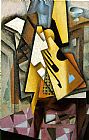 Famous Guitar Paintings - Guitar on a Chair